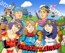 ファンタジー風似顔絵お描き致ます ドラクエ！？のような世界で大切な人の似顔絵お描き致します！ イメージ2