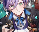 sns用アイコンお描きいたします かっこかわいい、儚い絵柄が好みの方へ イメージ3