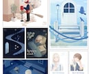 商用〇！物語性のあるイラストを描きます 文庫表紙片面22000円～、A4は38000円～ イメージ1
