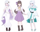 8月31日まで！立ち絵描きます 商用利用可　IRIAM、Youtube等に使える立ち絵を！ イメージ1