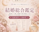 結婚のご縁と婚期を総合鑑定します 婚活中の方、今の恋が結婚につながるか知りたい方へ。 イメージ1