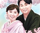 リアル調の似顔絵制作します アイコン、お祝い、フラスタなど、ペットも可 イメージ2