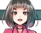 SNS用のキャラアイコンを制作します 美少女絵から似顔絵まで様々なイラストを奇麗に仕上げます！ イメージ6