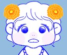 赤ちゃん✕花のイラスト作成します アイコンなどに使用できるアイコンを作成します。 イメージ3