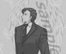 スーツ男性描きます 色々なポーズ、アクションポーズ描きます イメージ3