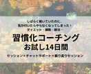 体験！健康・勉強・朝活など習慣化お手伝います しばらく頑張ったのに続かなかったこと。今度こそやりましょう！ イメージ1