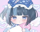 簡易背景、小物付きデフォルメイラスト制作します SD、アイコン、デフォルメ、イラスト、簡易背景、小物 イメージ2