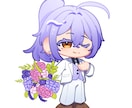 まるくてかわいい！ミニキャラ・SDキャラ描きます あなたのキャラクターを可愛く描きます♡アイコンにどうぞ！ イメージ5