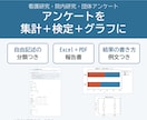 アンケートを集計・検定・グラフにします 自由記述の分類・Excel・結果の書き方例つき／翌日納品可 イメージ1