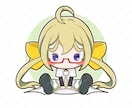 おすわりイラストを作成します ちょこんと可愛いく、ぬいぐるみみたい！ イメージ8