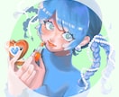 アイコン作成します ツヤツヤかわいい女の子イラストが得意です。 イメージ1