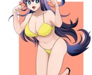 立ち絵、可愛く描きます デフォルメ立ち絵キャラクターデザインSNSで使うイラストなど イメージ2