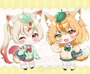 アイコン・配信・グッズ向けのミニキャラを描きます 魅力をぎゅっと詰め込んだ、目を引くかわいいミニキャラに！ イメージ2