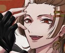 配信・SNS用アイコンイラスト制作します ご相談だけでも◎商用OK！色気のある男性キャラが得意です イメージ2