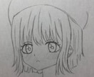 女の子の顔描き(3人まで)ます イメージが湧きにくい人、絵がかけない人に小さなお助けを！ イメージ3