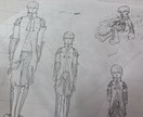 キャラクターデザインします カートゥンのような絵のタッチのキャラクターデザインをします イメージ1