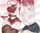 キャラクターメインのイラストを制作します ラフ、下塗り提出あり！ご相談等受付中 イメージ4
