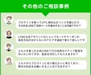 LINE公式アカウントのスポット相談に対応します プロライン・エルメも対応！ビデオ通話無しチャットのみもOK イメージ3