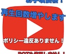 YouTube動画再生数を＋２０００増やします 初心者の方へ！低価格なのでまずはお試しにどうぞ！ イメージ1