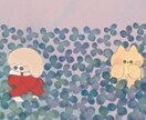 絵本のようなカットイラストや季節の絵などを描きます SNSのアイコンやヘッダー・Webサイト・動画・物語の挿絵に イメージ4