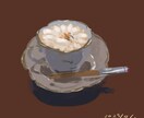 動物・植物・食べ物等のあたたかいイラストを描きます 食べ物やかわいい動物などをアナログタッチで描きます イメージ5