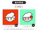商用OK！ポップなテイストの人物アイコンを描きます 目が引くアイコンでその人の魅力を伝えます！ イメージ2