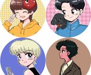 レトロポップで可愛いアイコン描きます ☆商用OK☆SNSにもオススメです！ イメージ8
