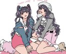 オリジナルのおしゃれなイラスト承ります SNSのアイコン、動画のサムネなどでイラストをお求めの方 イメージ8