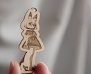 世界にひとつ木の温もり感じるモクキーをお作りします アクキーにはない温かみのあるチャームを製作してみませんか？ イメージ4