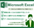 Excel関連業務をお手伝いします 元外資系コンサルタントが関数を駆使してデータ管理を効率化！ イメージ1