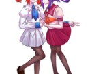 二頭身イラストから八頭身までなんでも描きます ギャルゲー/ゲーム風のイラストならぜひ！ イメージ2