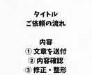 既存ブログ記事を読みやすく整えます 構成整理と冗長削減で伝わる文章へ イメージ3