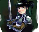 厚塗り風一枚絵・立ち絵描きます モンスターや人物の一枚絵を、厚塗りイラストでお届け。 イメージ1