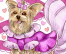 ペットのイラスト｜可愛いデフォルメ風に描きます 【最短5日納品】 SNSアイコン、自分用グッズ、贈り物 イメージ2