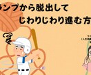 やる気が出ないスランプから脱出します スランプから脱出して、じわりじわり進む方法 イメージ1