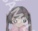 1枚絵描きます シンプルでまとまった色使いで、デフォルメされ過ぎない等身 イメージ7