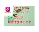 Instagram日本人フォロワー増加します 独自のルートで増加するまで拡散致します。 イメージ1