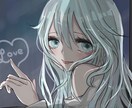 かわいいSNSアイコン描きます 独特の女の子、かわいい女の子描きます‪°ʚ✞ɞ°‬ イメージ1