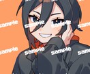 バストアップアイコン作成致します 頭〜バストアップまでのイラスト作成致します イメージ2