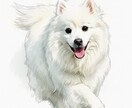 先着5名　高品質な水彩ペット似顔絵｜制作します 通常4千円が今だけ2千円！水彩の優しい質感で愛犬を描きます。 イメージ2