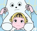 スピード納品！ポップで目を惹く人物×動物描きます 挿絵・動画・グッズなど鮮やかな配色で個性を出したい方へ イメージ4