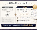 驚くほど深く本当のあなたを星から占います 太陽星座だけでは分からない、本格ホロスコープ鑑定書 イメージ4