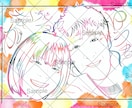 お写真1枚から一生に一度の想い出をお描きします 見た人が忘れられないウェルカムボードをお届けします イメージ3