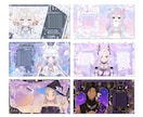 VTuber様の配信画面作成致します キラキラゴテ盛りデザインが得意です！ イメージ4