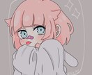 天使界隈?!ウルフや姫カットの男女,中性描けます 天使界隈や地雷系の男女と中性の人物,人外を描きます໒꒱*॰ イメージ5