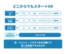 名刺やチラシから統一感のあるLP制作します パッと見て「あの会社だ」と伝わる！チラシやパンフレットも対応 イメージ2