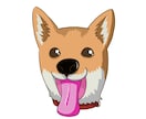 柴犬のアニメ風イラストを描きます 飼われている柴犬・豆柴ちゃんの似顔絵!SNSアイコンなどに イメージ1
