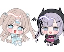 かわいいミニキャラクター制作いたします 3等身~1.5等身までのかわいいミニキャラクター描きます！ イメージ3