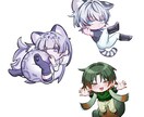 TRPGや活動用の立ち絵イラスト制作します 表情豊かで動きがある立ち絵が得意です。 イメージ5