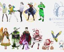 ご要望に合わせた魅力的なイラストを制作いたします NGなし！！１枚絵、MV用、サムネイル、立ち絵など イメージ2